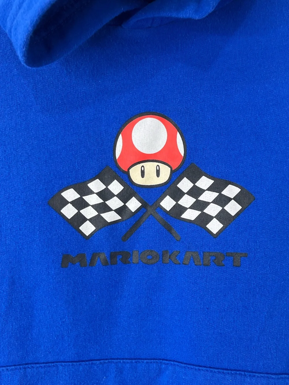 Mario Kart Boys Size 8 Racing Graphic Hoodie